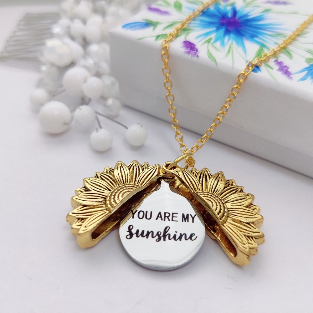 Necklace with secret message
